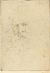 W.H. Longfellow, 1. plaka. by Alphonse Legros