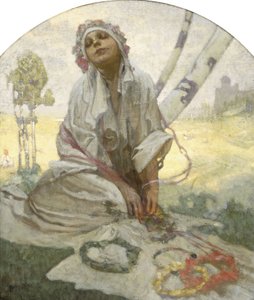 Bohem Güneş Hayalperesti by Alphonse Mucha