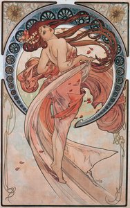 Dans (Gül) by Alphonse Mucha