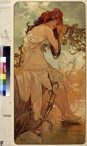 Yaz (dört mevsim alegori dizisi). Alfons Maria Mucha