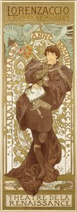 Lorenzaccio, rolündeki Sarah Bernhardt