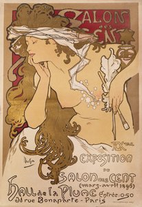 Salon des Cent, 1896 by Alphonse Mucha
