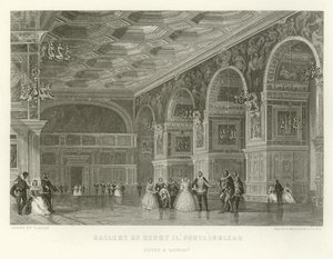Henri II Galerisi, Fontainebleau by Alphonse Marie de Neuville