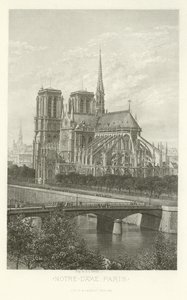 Notre Dame, Paris by Alphonse Marie de Neuville