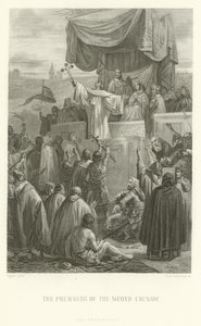 İkinci Haçlı Seferinin vaazı by Alphonse Marie de Neuville