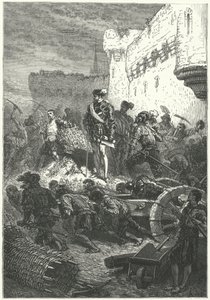 Francis, Guise Dükü, Metz savunmasının yapımını denetlerken, 1552 by Alphonse Marie de after Neuville