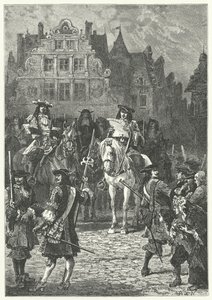 Nantes Fermanının XIV.Louis tarafından iptal edildiğinin ilanı, 1685 by Alphonse Marie de after Neuville