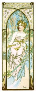 'Günün Parlaklığı', 1899 by Alphonse Mucha