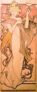 Şampanya Harabeleri by Alphonse Mucha