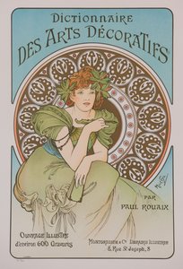 Dekoratif Sanatlar Sözlüğü, 1902. by Alphonse Mucha