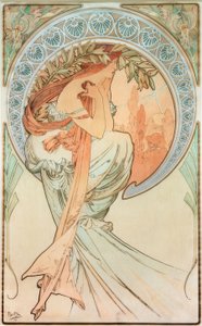 Şiir by Alphonse Mucha