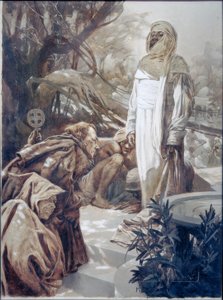 İspanya Tarihi, illüstrasyon by Alphonse Mucha