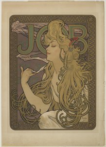 iş, 1896 by Alphonse Mucha
