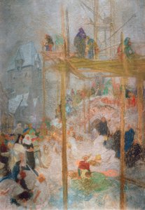 Johann Militsch von Kremsier / Triptych v. A. Çok by Alphonse Mucha