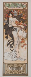 Mevsimler. Sonbahar, 1897. by Alphonse Mucha