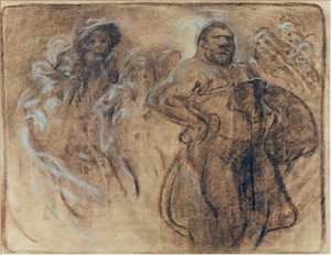 erkek imajı by Alphonse Mucha