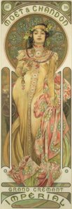 Moët & Chandon / Grand Crémant Imperial by Alphonse Mucha