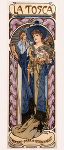 Sarah Bernhardt ile Tosca Posteri, 1899