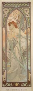 akşam hülyası by Alphonse Mucha