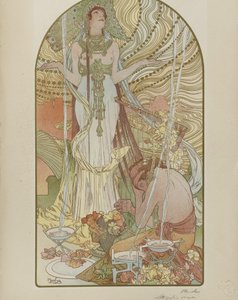 Salammbo by Alphonse Mucha