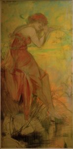 yaz mevsimi by Alphonse Mucha