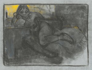 Absinthe İçicisi, 1900-1905 by Alphonse Mucha
