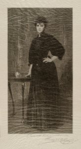 Siyahlı Bir Bayan by Alsace Henry Wolf