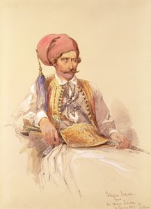 Konstantinos Sisopulos, 1852 by Amadeo Preziosi