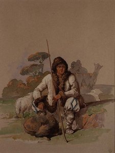 Çoban, c.1855 by Amadeo Preziosi