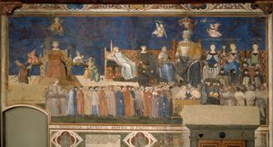 İyi Hükümet Alegorisi by Ambrogio Lorenzetti