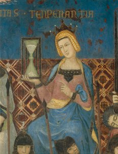 İyi Yönetim Alegorisi, Denge, Alegoriden Detaylar ve İyi ve Kötü Yönetimin Kasaba ve Ülke Üzerindeki Etkileri by Ambrogio Lorenzetti