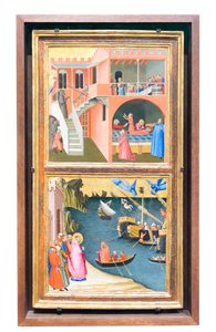 Aziz Nicholas'ın yaşam öyküleri by Ambrogio Lorenzetti
