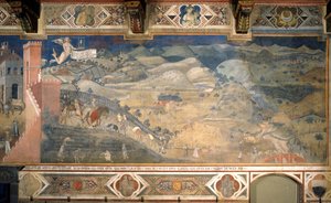 İyi Hükümetin Ülkedeki Etkileri by Ambrogio Lorenzetti
