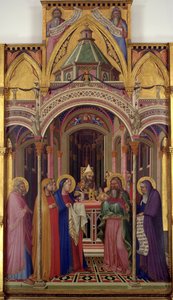 Tapınaktaki Sunum, 1342 by Ambrogio Lorenzetti