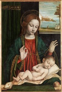 Madonna ve Uyuyan Çocuk (Peçeli Madonna)