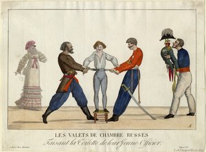 Genç bir Rus subayının tuvaleti, c. 1815 by Ambroise-Louis Garneray