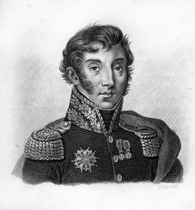 Kont Jean Maximilien Lamarque (1770-1832), Fransız general ve politikacı-"Fransızların zaferlerini ve fetihlerini izleyen Fransız generallerinin portreleri"nde. 1818
