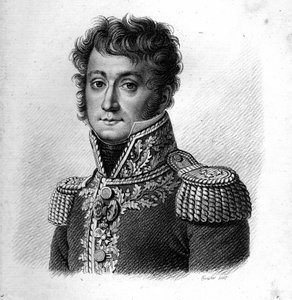 General Baron Gilbert Desiree Joseph Bachelu. (1777-1849). "Fransız Generallerinin Portreleri"nde. 1818
