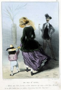 Bir savaş hilesi - Cham tarafından “” Madeleines” de, v.1870-1880 by Amédée de Noé