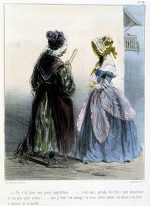 Karikatür - Cham, v.1870-1880 tarafından “” Madeleines” de by Amédée de Noé