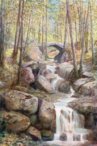 Pont du Prophete, Promenade Meyerbeer, Spa Woods (renkli lito)