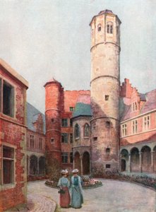 Arriere Faucille (Achter Sikkel), Gent (renkli litografi) by Amedee (after) Forestier