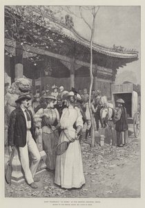 Lady Walsham Evde, İngiliz Elçiliği
