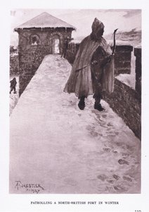 Kışın bir kuzey İngiliz kalesinde devriye gezmek, The Roman Soldier