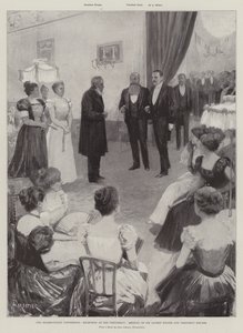 Bloemfontein Konferansı, Başkanlık Resepsiyonu, Sir Alfred Milner ve Başkan Kruger'in Toplantısı