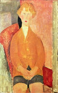 Şortlu Çocuk, c.1918 by Amedeo Modigliani