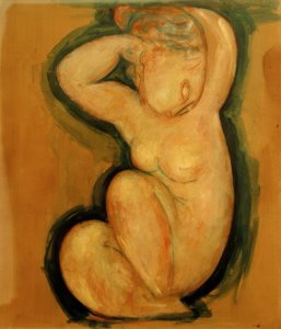 kariatid by Amedeo Modigliani