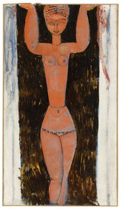 Kariatid, 1913 by Amedeo Modigliani