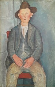 Küçük çiftçi. 1918 civarında by Amedeo Modigliani