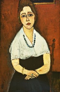 Kolyeli Kız by Amedeo Modigliani